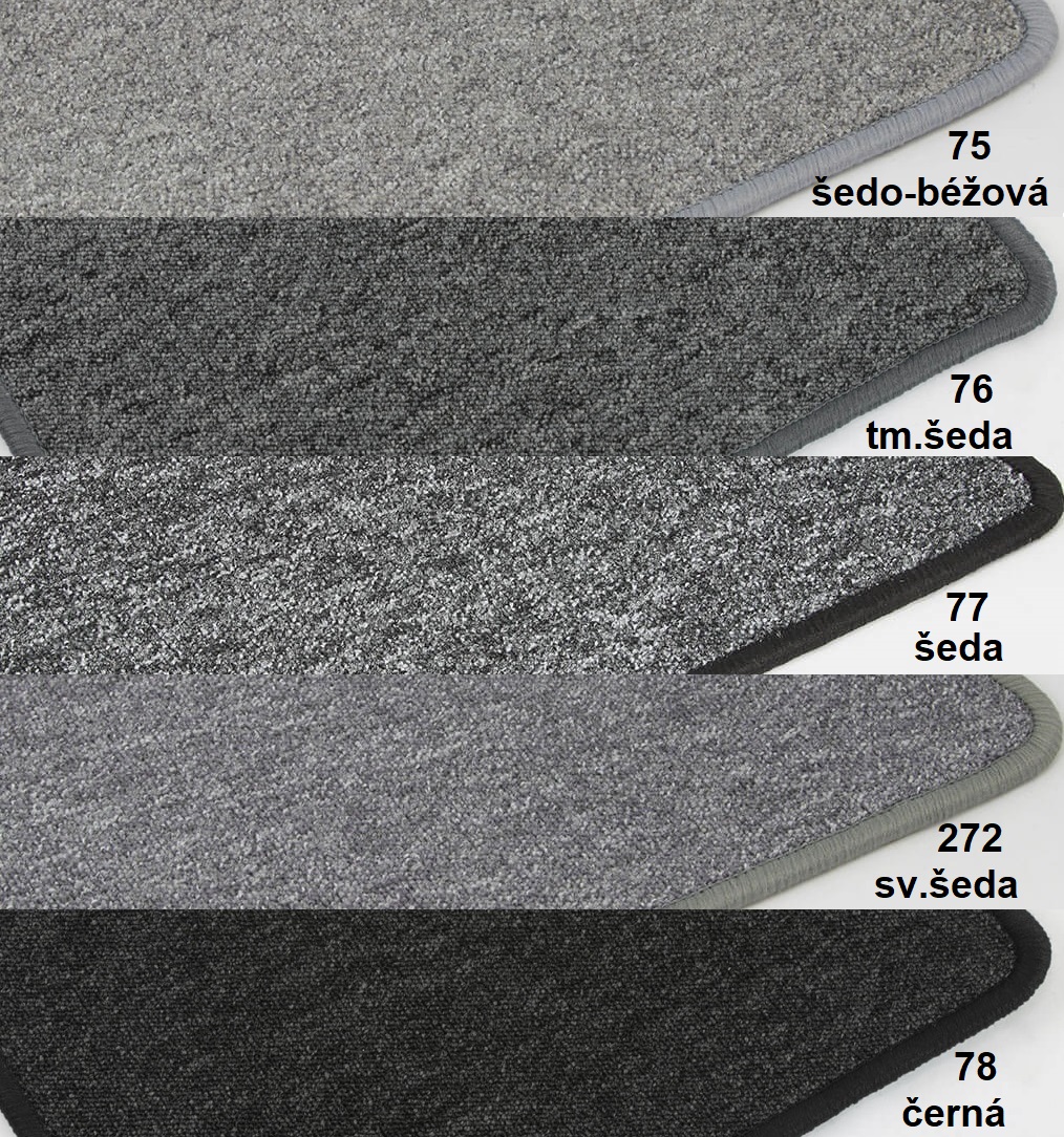 Zátěžové smyčkové koberce FALCON 20 červené